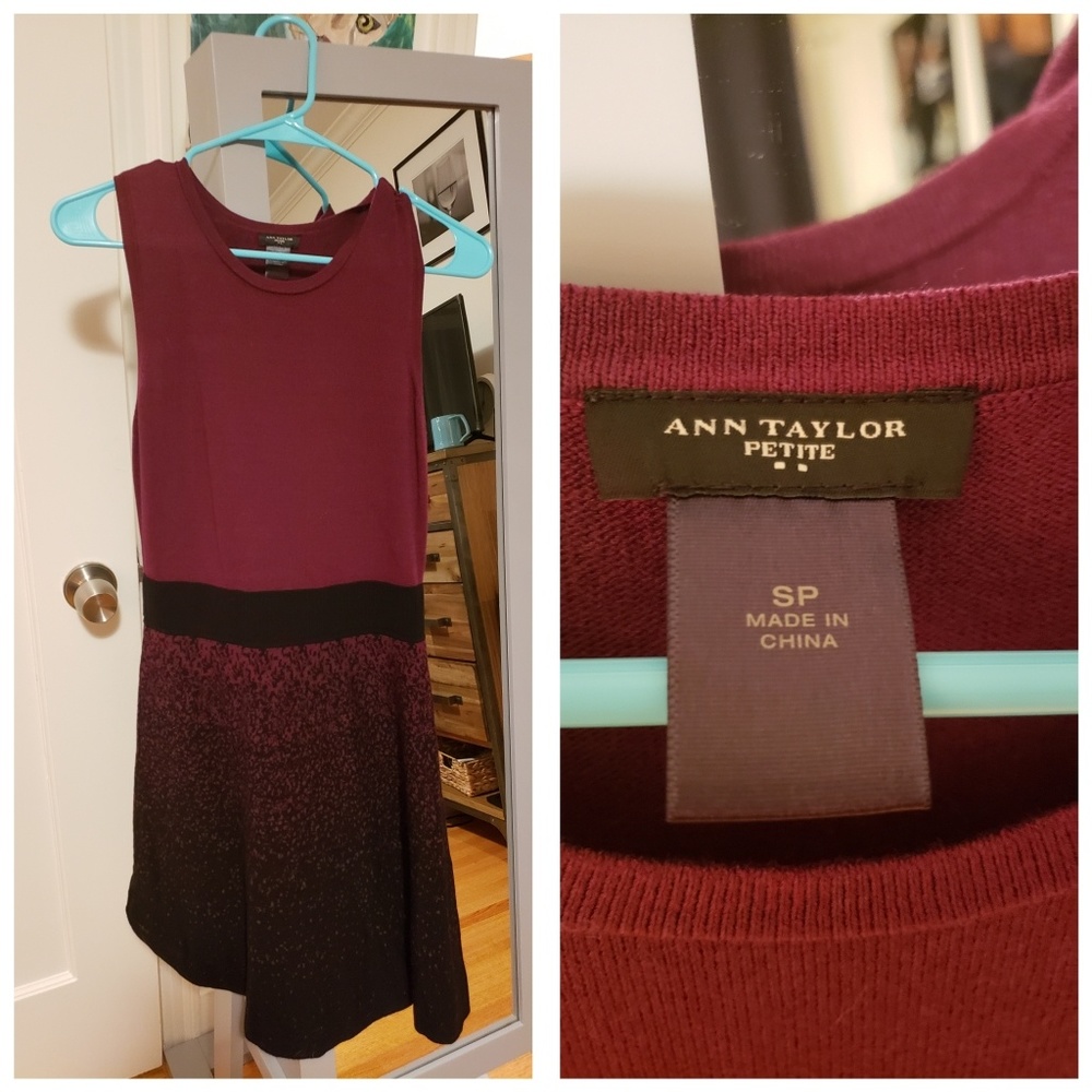 Ann Taylor red dress